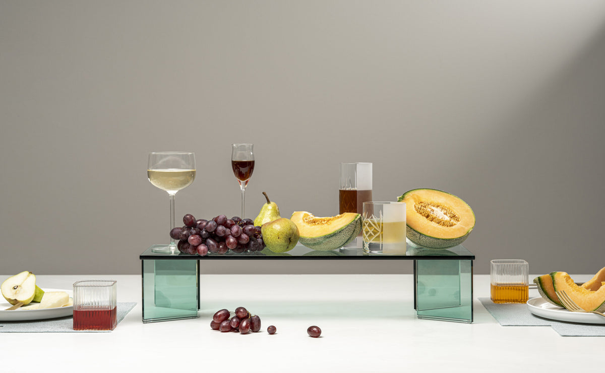 Centrotavola Gastronomico vetro verde