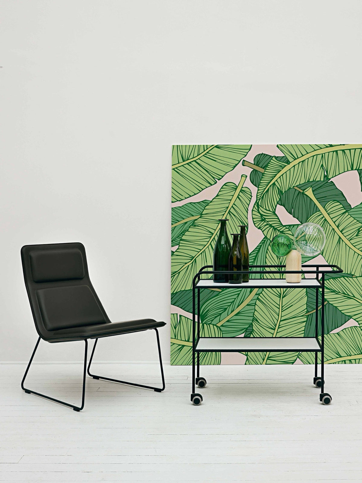 Steel Pipe Drink Trolley