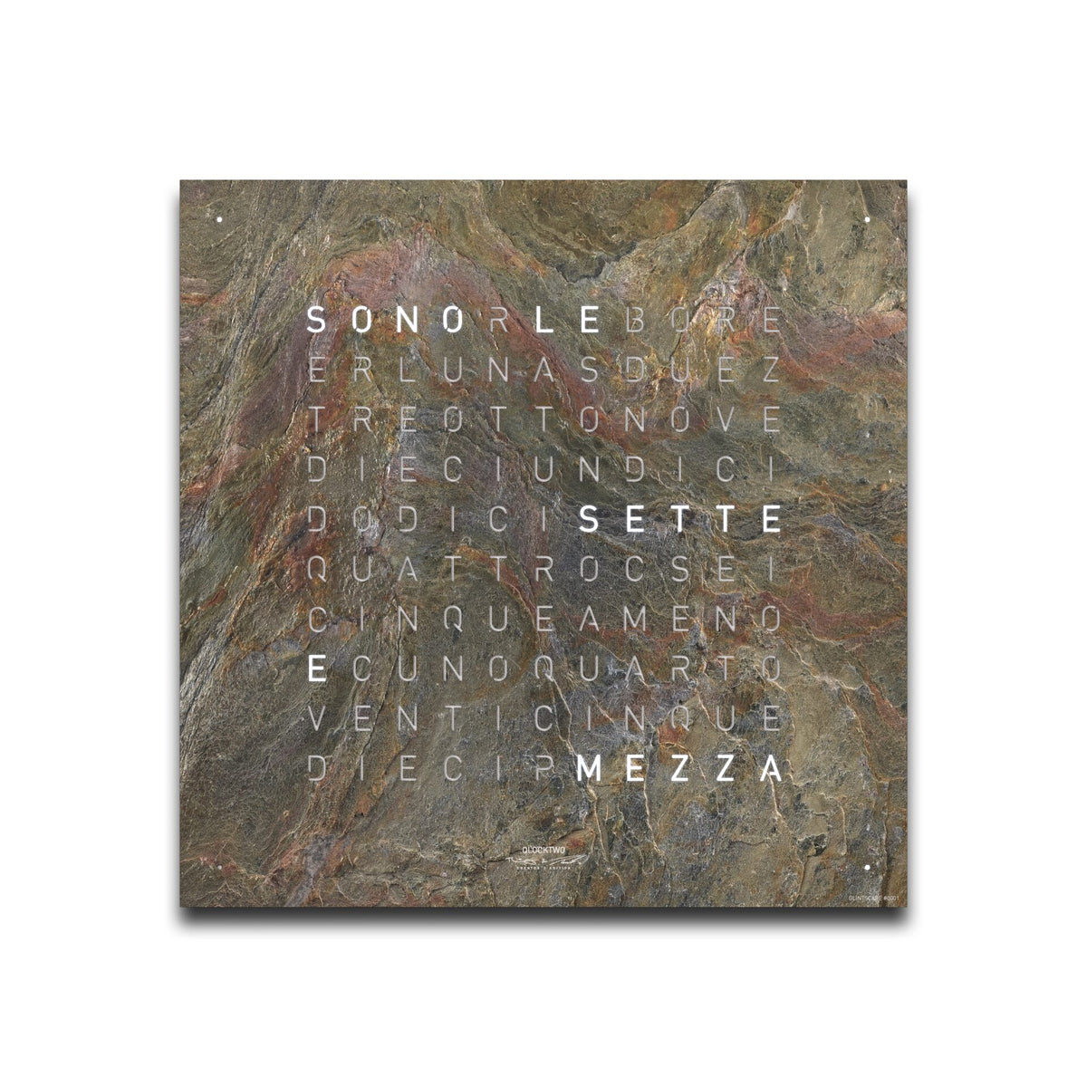 Qlocktwo Earth 45