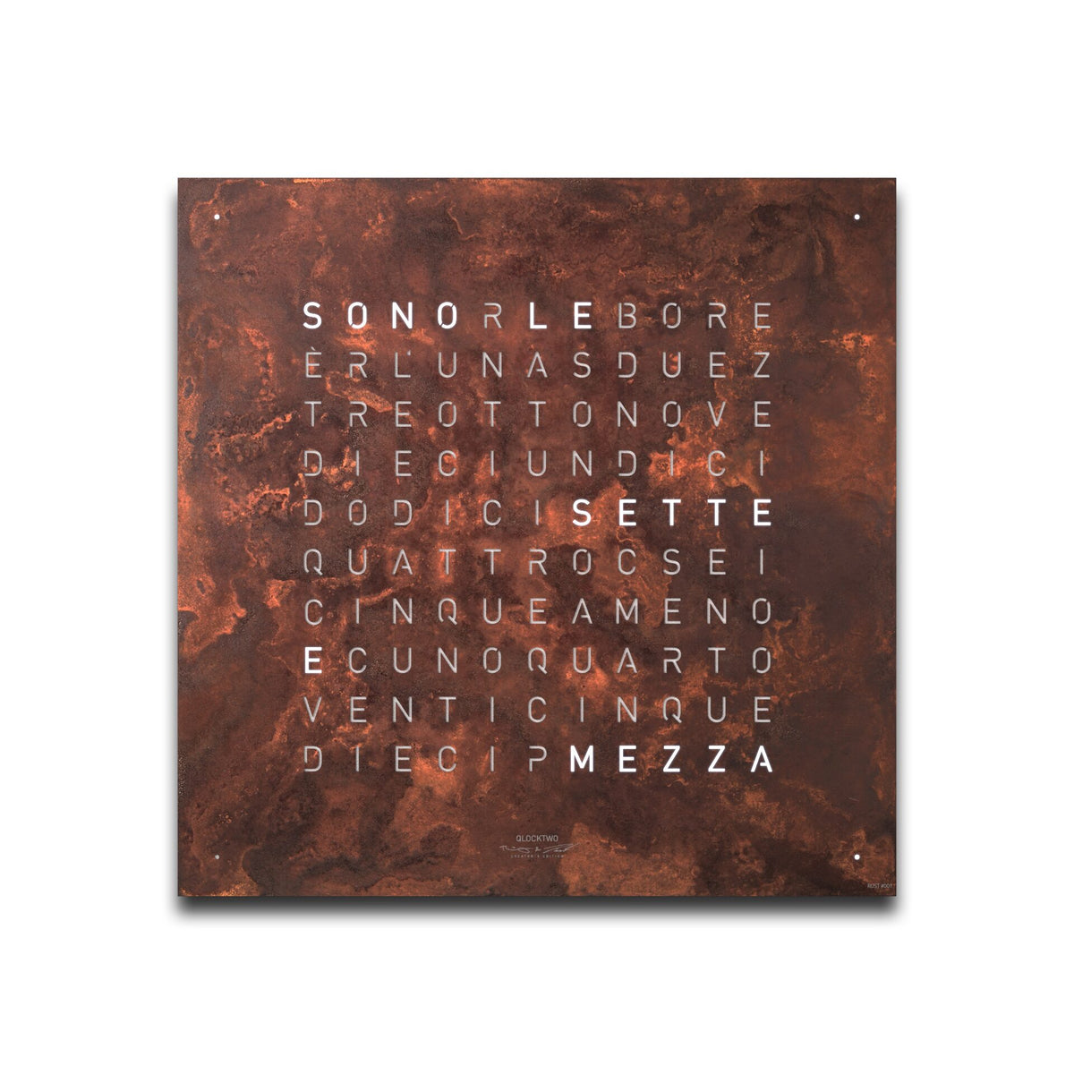 Qlocktwo Earth 45